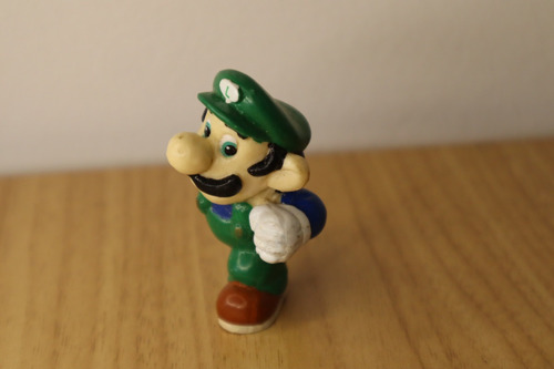 Luigi 1989 Mario Bros Figura Mini Nintendo Applause (Usado)