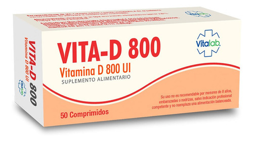 Vita-d 800 U.i. 50 Comprimidos