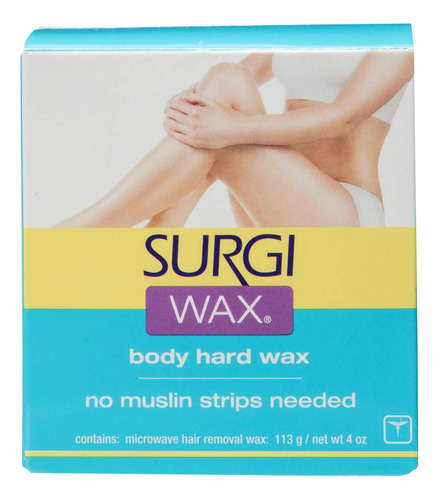 Surgi-wax Body Cera Dura Para Bikini, Cuerpo Y Piernas 4 Oz