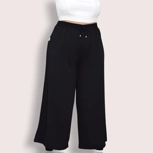 Calça Pantalona Plus Size Wide Leg C/forro Soltinha Premium