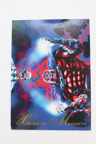 1994 Pepsi Cards Marvel #76 Xavier Vs Magneto Tarjeta