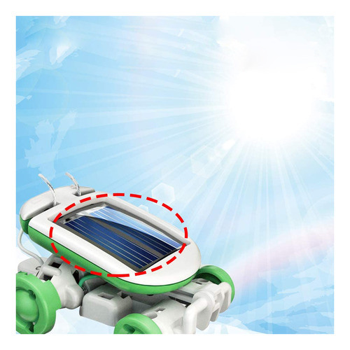 Kit De Robot Solar Diy Education Learning Power 6 En 1 Para