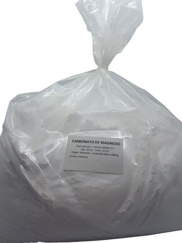 Carbonato De Magnesio Liviano 1 Kg - Químicaxquimicos