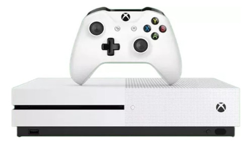 Xbox One S 1tb  Color Blanco 4k Hdr + 2 Juegos 