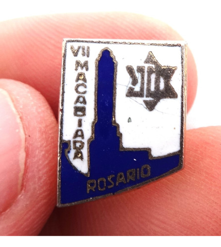 Pin Juegos Macabeos Olimpicos Judios Rosario Antiguo Maccabi