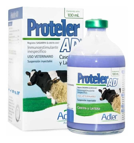 Imagen 1 de 1 de Proteler Ad 100 Ml Adler Inmunoestimulante Caninos Felinos