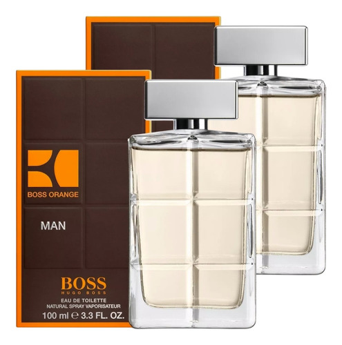 Paquete Orange Hugo Boss 100ml Caballero Original 2 Pzas