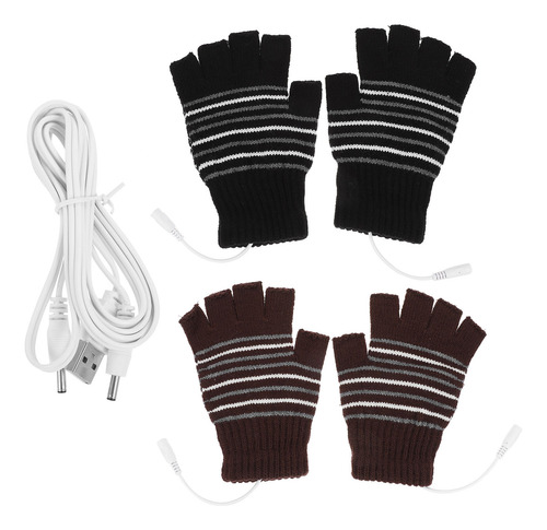 2 Pares De Guantes Térmicos Usb, Guantes Para Calentar Manos