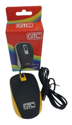 Mouse Optico Gtc Usb Mog-200 Amarillo