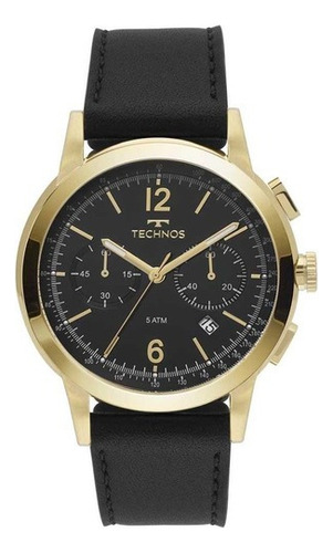 Relógio Technos Masculino Ref: 6s21ac/0p Cronógrafo Dourado