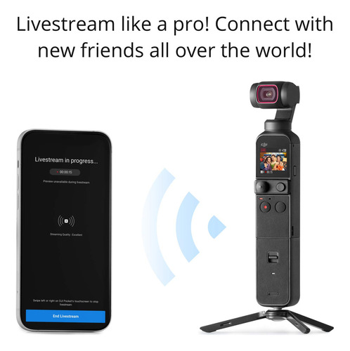 Estabilizador De Cámara Dji Pocket 2 Creator Combo 4k 64mp N