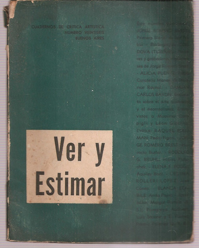 Revista Ver Y Estimar Nº 26 Brest Noviembre 1951