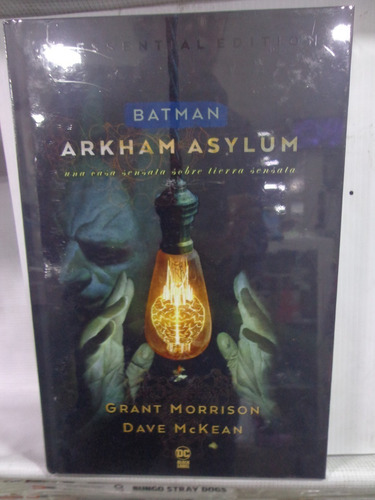 Batman Arkham Asylum Dc Essential Deluxe Pasta Dura