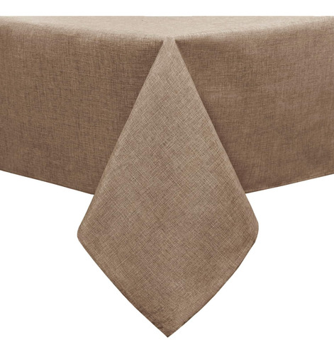 Mantel Rectangular De Lino Sintético - Mantel Lavable Resist