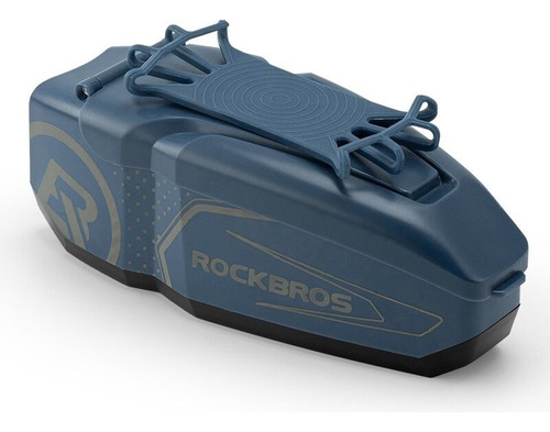 Bolsa Case Dura Quadro Suporte Celular Rockbros Bike Cor Azul