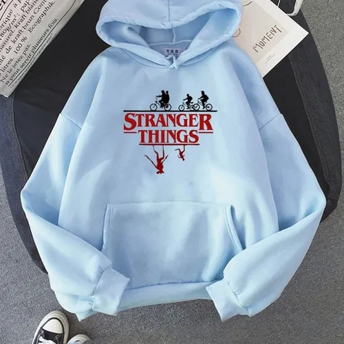 Sudaderas Con Capucha Harajuku Para Mujer Stranger Things