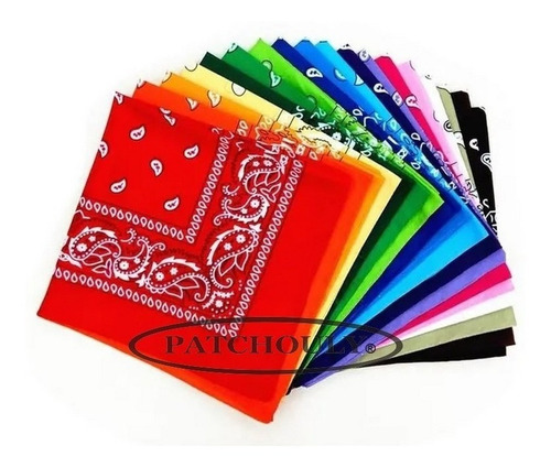 Bandana Pañuelo 100% Algodón Unisex Original Varios Colores