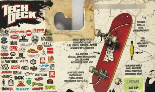 Imagen 3 de 3 de Patineta Skate De Dedos Tech Deck Vintage Srj