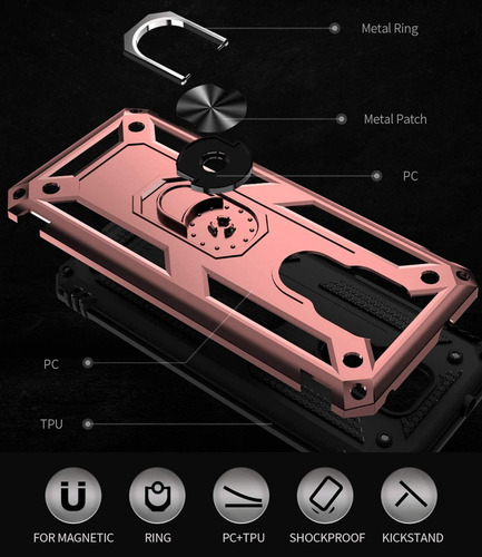 Funda Protectora Para Motorola E7 Normal + Cristal 21d