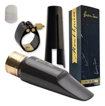 Comprar Boquilha Sax Tenor Ever-ton Anel Metal + Braçadeira Adesivo