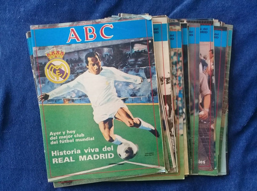 Colección 60 Revistas Abc Historia Viva Del Real Madrid 1987