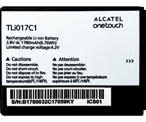 Bateria Pila Alcatel Ot5027b Ot5019d Tli017c1 Original