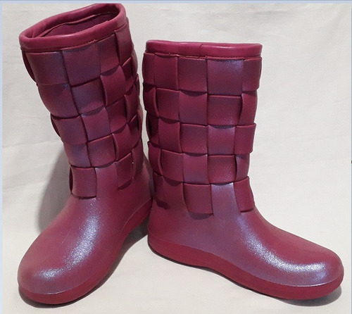 Botas Crocs Dama Talla 35/36 Originales Fucsia Tornasolado