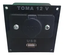 Comprar Toma De 12v Con Usb Ideal Casa Rodante Trailer Motorhome