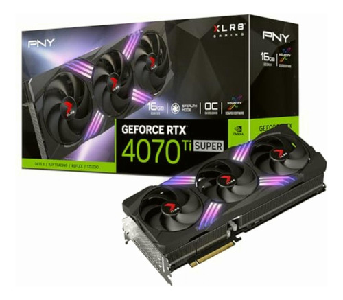 Pny Tarjeta De Video Geforce Rtx 4070 Ti Super, 8448 Nucleos