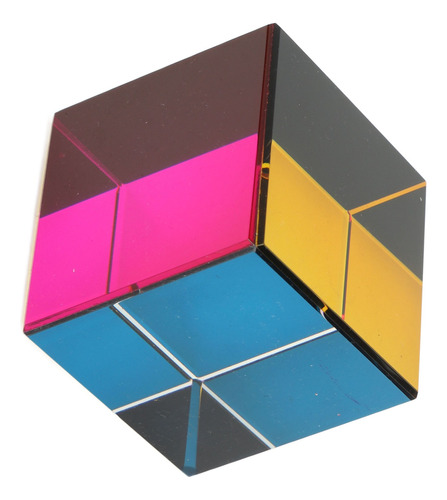 Cubo Óptico De Color Cube Optical De 6 Lados, Prisma De Cubo