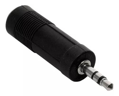 Adaptador Audio Jack Ficha Plug 6.5 A Mini Plug 3.5 Estereo