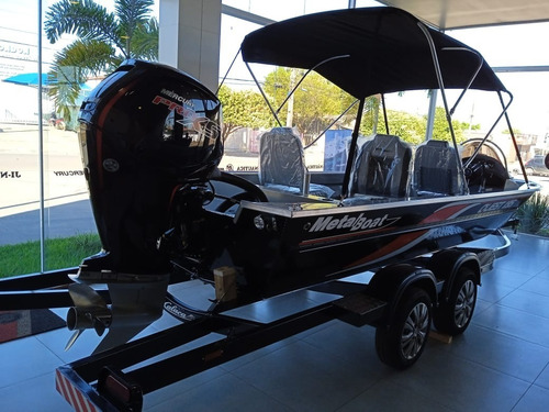 Lancha Metalboat Quest 195 Mercury 115 Reboque 2 Eixo