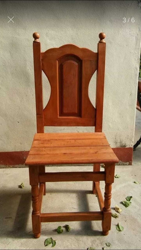 Imagen 6 de 6 de Silla Algarrobo X 4 Unidades