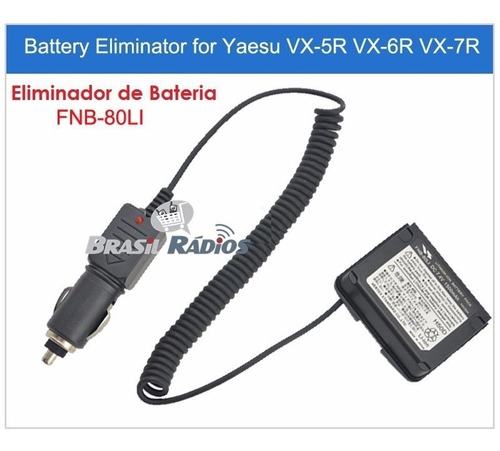 Eliminador De Baterias Yaesu Vx-5r Vx-6r Vx-7r