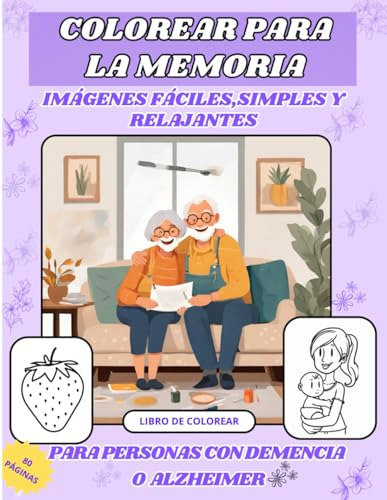Colorear Para La Memoria. Libro Para Colorear De Imagenes Fa