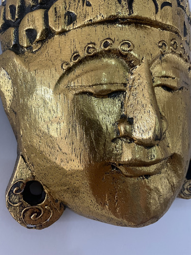 Máscara Do Buda - Decor Parede - 25cm.