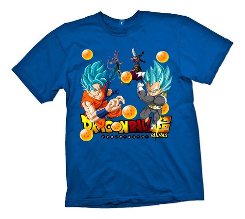 Poleras Dragon Ball Z Unisex Estampado Dtf Senshi Cod 008