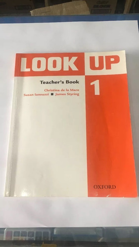 Look Up 1 Teacher´s Book Para Docentes (vacio Sin Escribir)