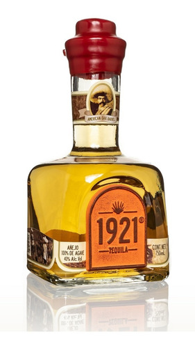 Imagen 2 de 2 de Tequila 1921 Añejo 40% Alc. Vol. 750ml.