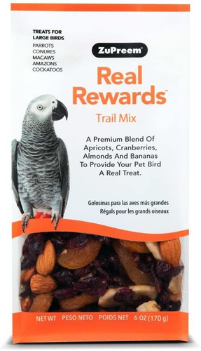 Zupreem Trail Mix Real Rewards Treat Blend, 6 Ounces, For Pa