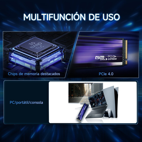 Disco Sólido Ssd 1tb M.2 Nv2 Pcie 4.0 Gen 4