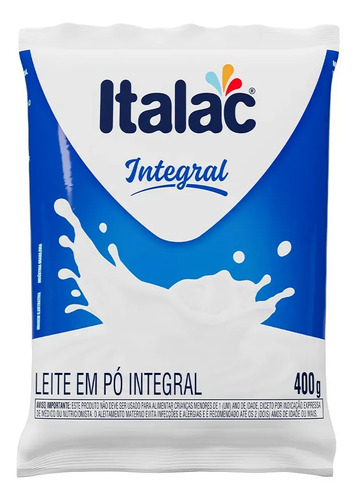 Leite em Pó Integral Italac 400g