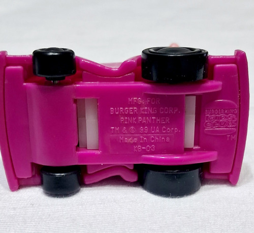 Auto De La Pantera Rosa Burger King Fucsia (Usado)