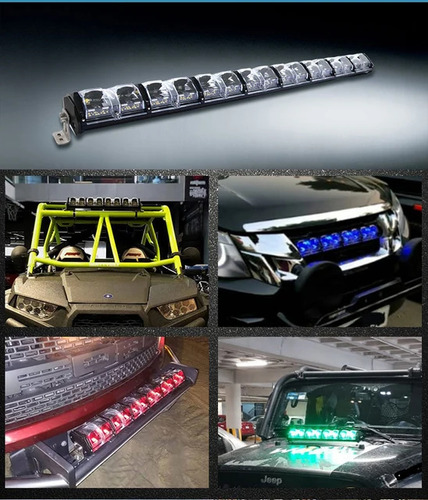 Barra Evolve Aurora Rgb Alta Baja 22 PuLG Tipo Rigid Adapt