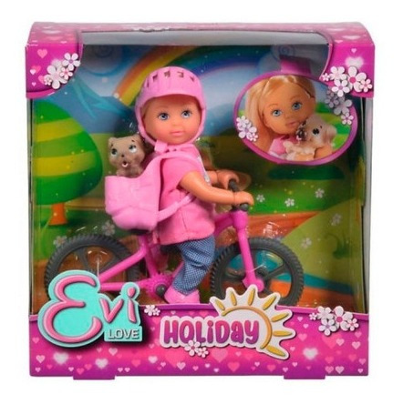 Muñeca Evi Bicicleta De Vacaciones 10573 