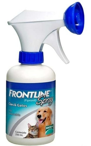 Frontline Spray 250ml Anti Pulgas Cães E Gatos