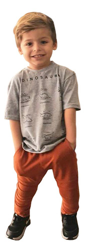 Camiseta Estampada Infantil - Dinossauro