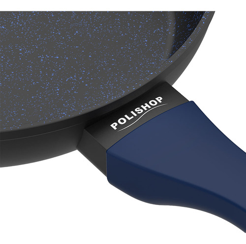Frigideira Antiaderente Polishop Ichef Azul 24 Cm