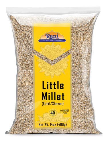 Rani Little Millet (panicum Sumatrense) Semillas Enteras De 
