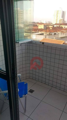Imagem 6 de 12 de Apartamento Com 1 Dormitório À Venda, 48 M² Por R$ 170.000,00 - Vila Guilhermina - Praia Grande/sp - Ap2733